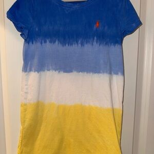 Polo by Ralph Lauren Blue and Orange T-Shirt